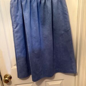 BonWorth Blue A-Line Knee-Length Skirt for Casual Wear